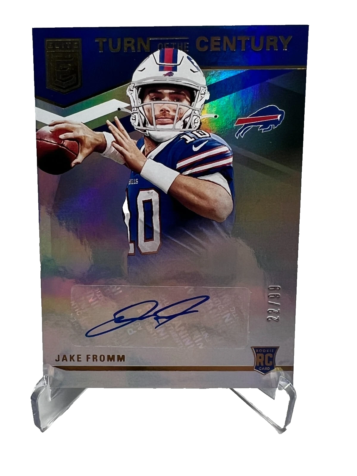 Jake Fromm 2020 Panini Chronicles Turn of the Century Auto RC /99 #TOC-JF