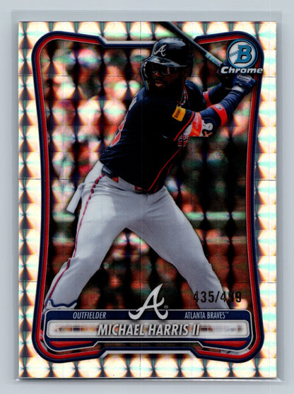 Michael Harris II 2026 Bowman Chrome Geometric Refractor /499 #89 Braves