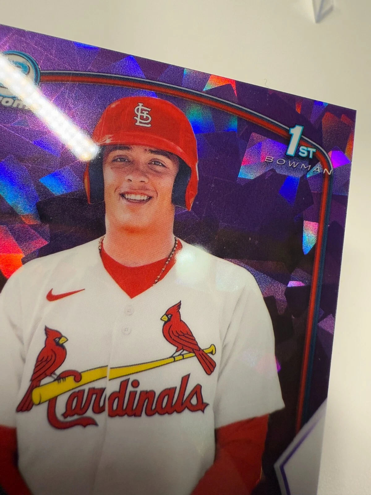 Luis Rodriguez 2023 Bowman Chrome 1st Purple Sapphire /25 #BCP-130 Cardinals