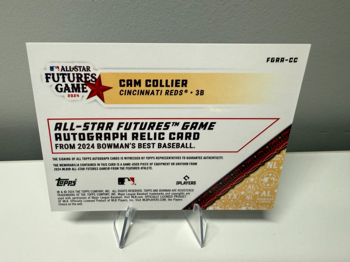 Cam Collier 2024 Bowmans Best All Star Futures Game Purple Relic Auto /250