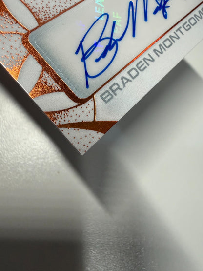 Braden Montgomery 2024 Leaf Trinity Bronze Auto /99 #BA-BM1 White Sox