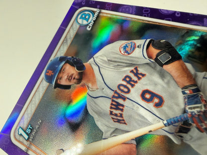 Joe Genord 2020 Bowman Chrome 1st Purple Refractor Auto /250 #CPA-JG Mets