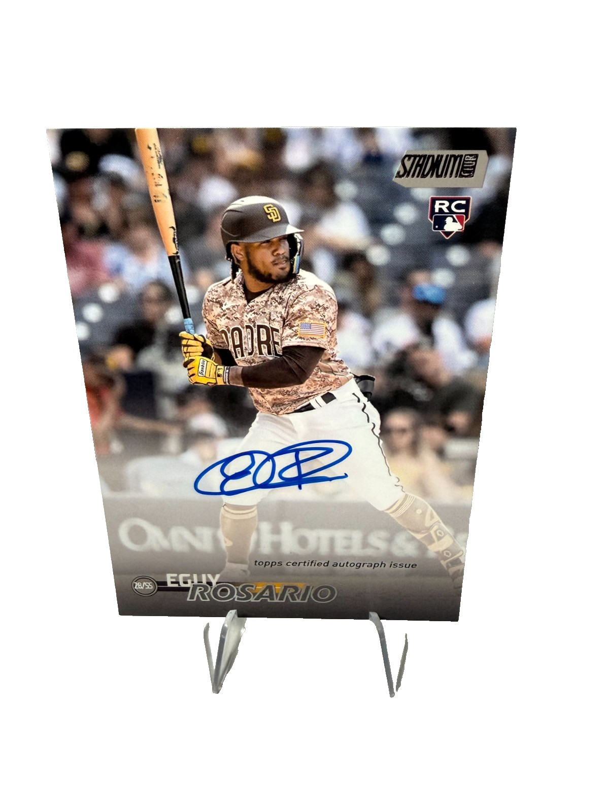 Eguy Rosario 2023 Topps Stadium Club Auto RC #SCBA-ERO Padres