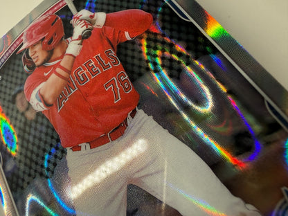 Kevyn Castillo 2025 Bowman Chrome 1st Lava Refractor /399 #BCP-82 Angels