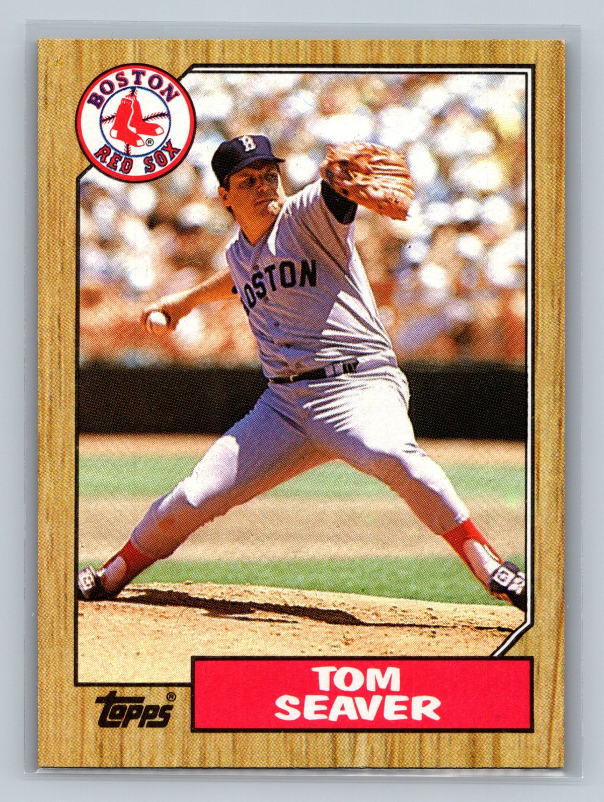 Tom Saver 1987 Topps #425 Red Sox