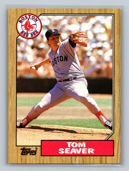 Tom Saver 1987 Topps #425 Red Sox