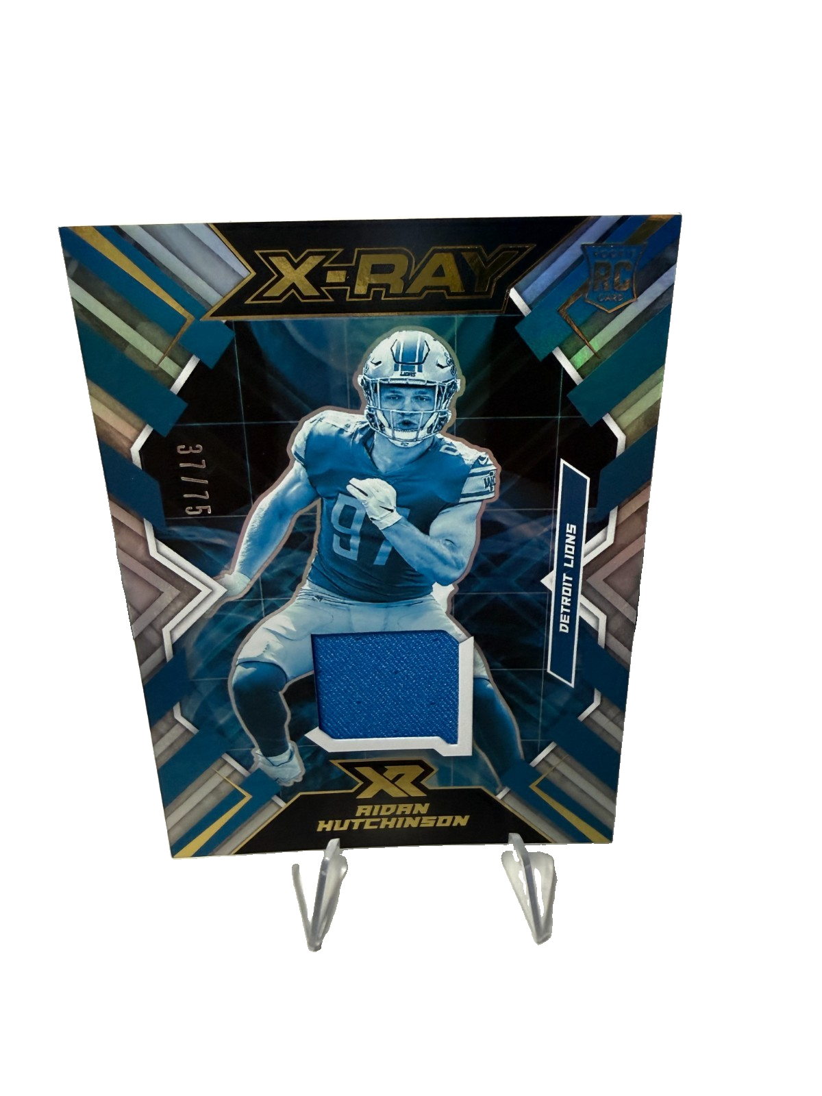Aidan Hutchinson 2022 Panini Xr X-Ray RC /75 #XR-12 Lions