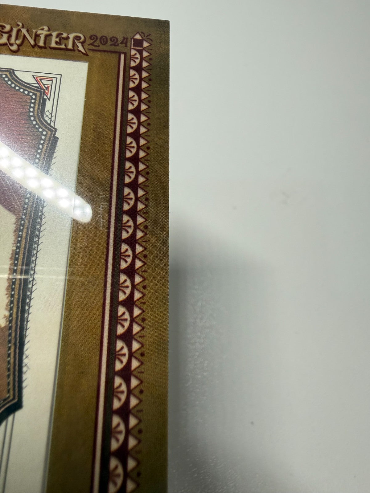 Owen White 2024 Topps Allen & Ginter Mini Framed Auto RC #MA-OW Rangers