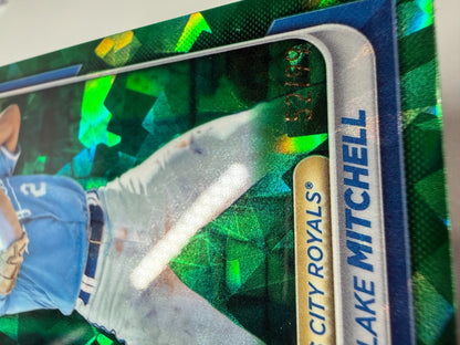 Blake Mitchell 2024 Bowman Chrome Prospect Sapphire Green Refractor /99 #BCP-117