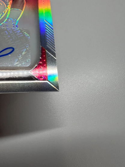 D'Cota Dixon 2019 Prizm Draft Picks Silver Prizm Auto RC #250 Badgers