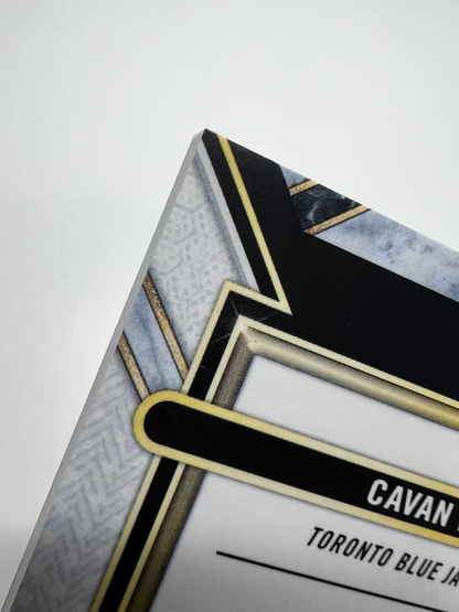 Cavan Biggio 2021 Triple Threads Single Jumbo Relic Auto /75 #ASJR-CB Blue Jays