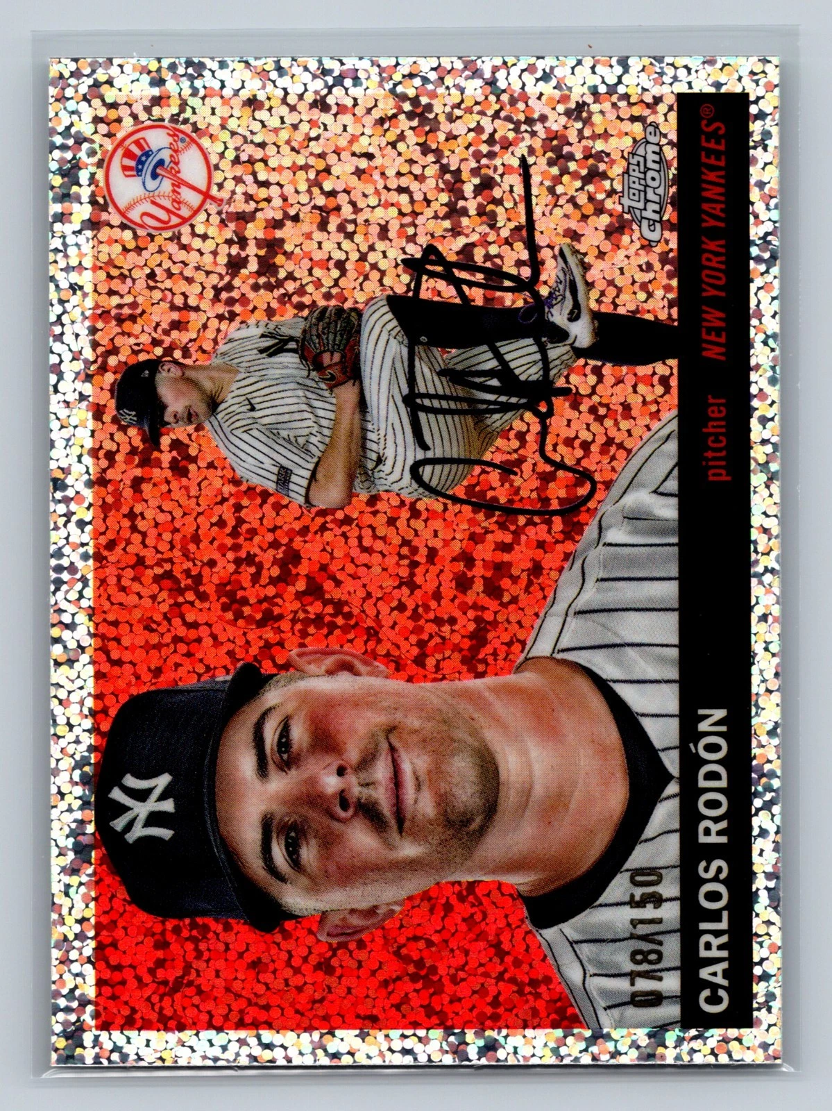 Carlos Roddon 2025 Topps Chrome Platinum Anniversary Speckle Refractor /150 #159
