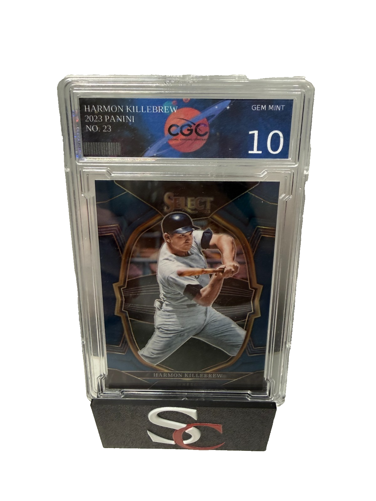 Harmon Killebrew 2023 Panini Select Concourse Blue Prizm #23 Twins CGC 10