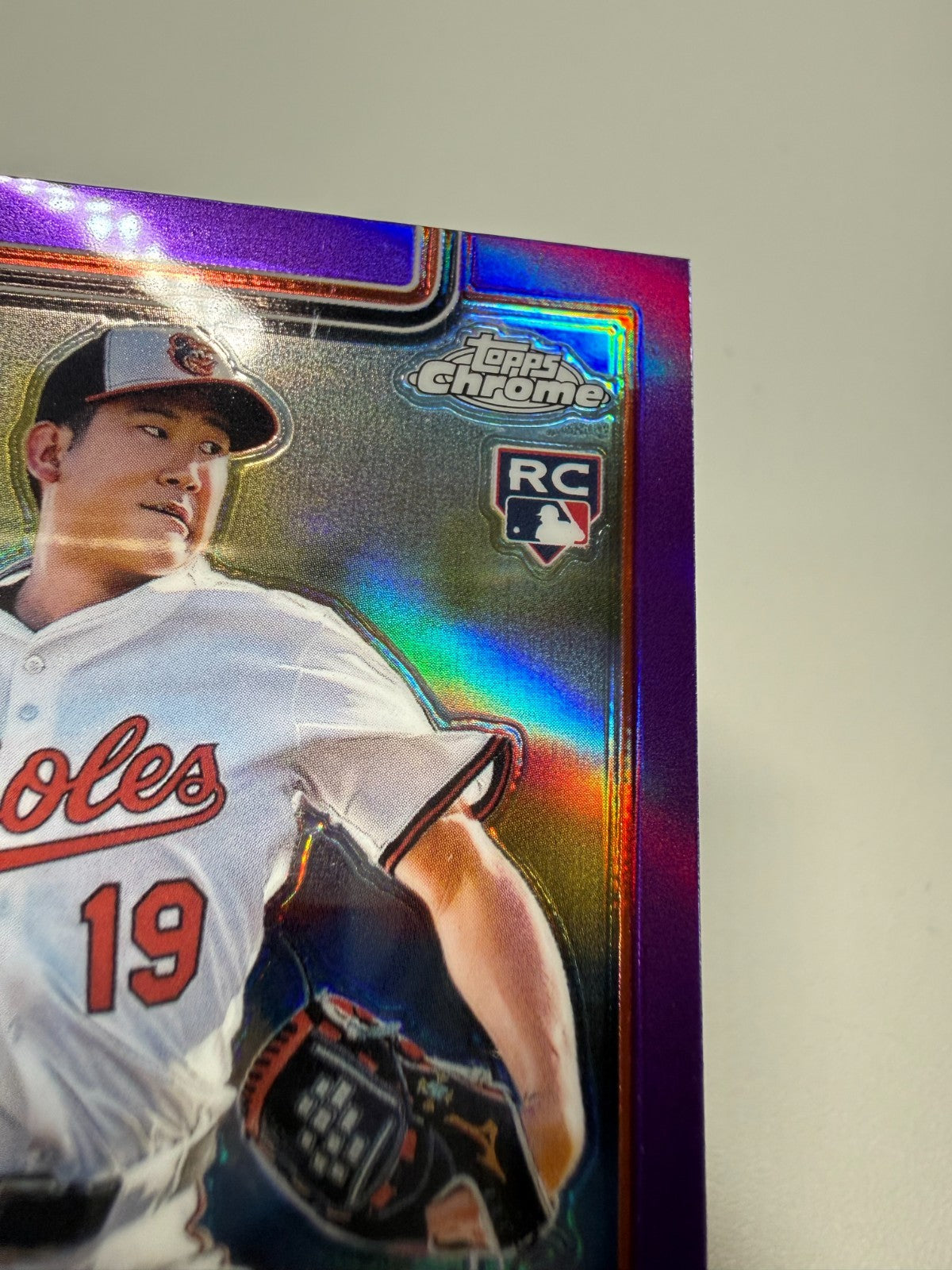 Tomoyuki Sugano 2025 Topps Chrome Purple Refractor RC /250 #166 Orioles