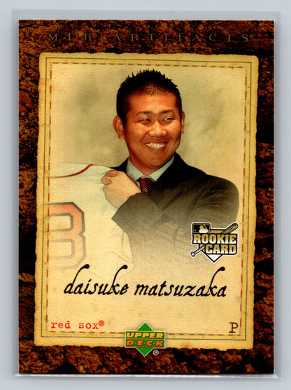 Daisuke Matsuzaka 2007 Upper Deck MLB Artifacts Rookie #77 Red Sox