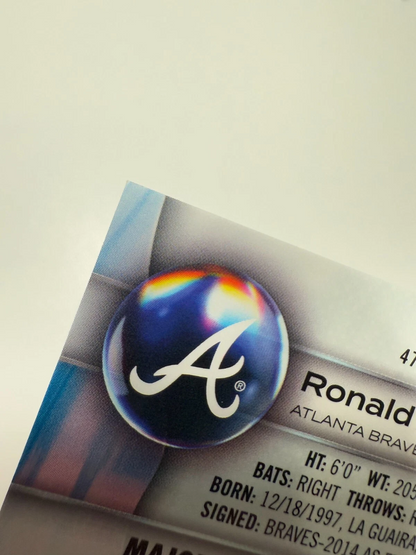 Ronald Acuna Jr. 2023 Bowman Platinum #47 Braves