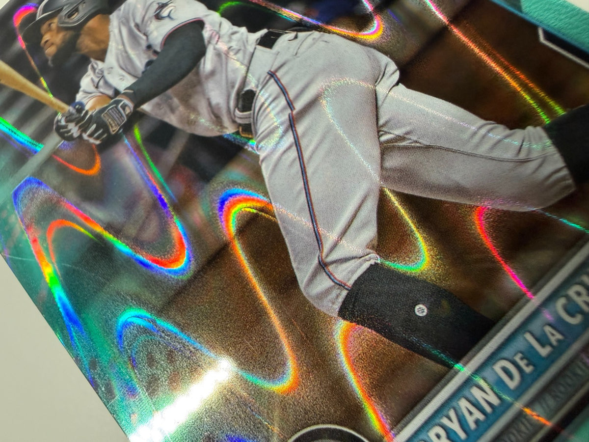 Bryan De La Cruz 2022 Bowman Chrome Aqua RayWave Refractor RC /199 #52 Marlins