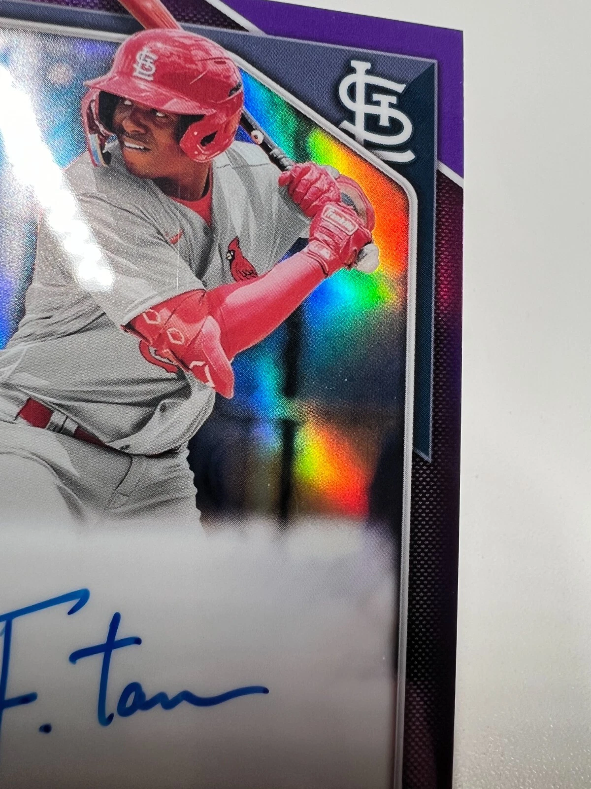 Felix Taveras 2024 Bowman Chrome 1st Purple Refractor Auto /250 #CPA-FT