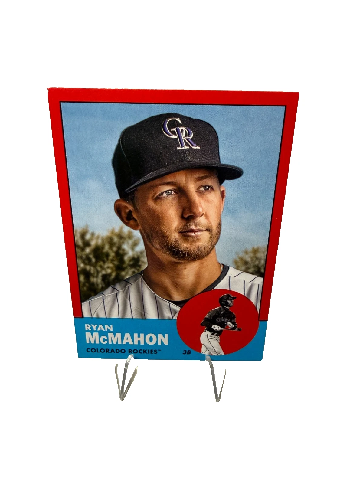 Ryan McMahon 2022 Topps Archive Red /75 #87 Rockies