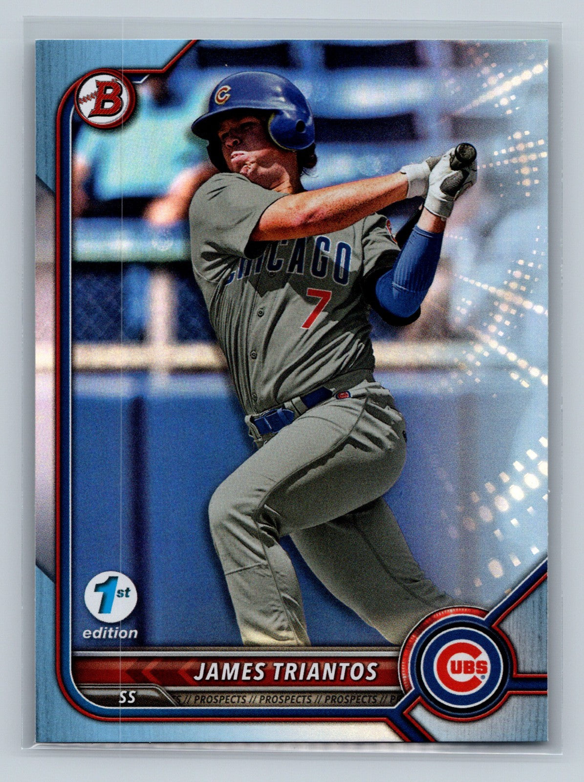 James Triantos 2022 Bowman Draft 1st Paper #BD-166 Cubs