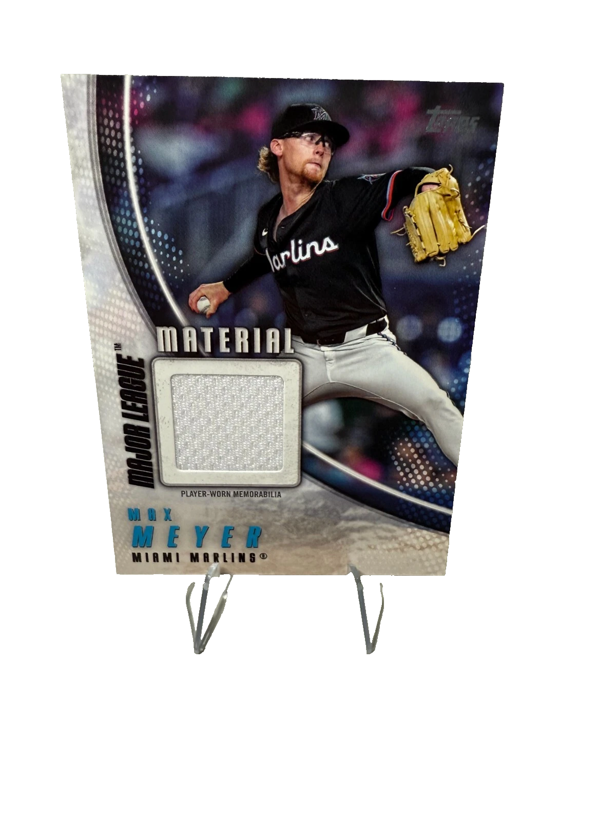 2025 Topps Series 1 Major League Material Max Meyer Relic #MLM-MME Marlins