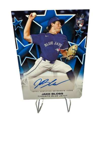 Jake Bloss 2025 Topps Series 1 Baseball Stars Blue Auto /150 #BSA-JBL Blue Jays