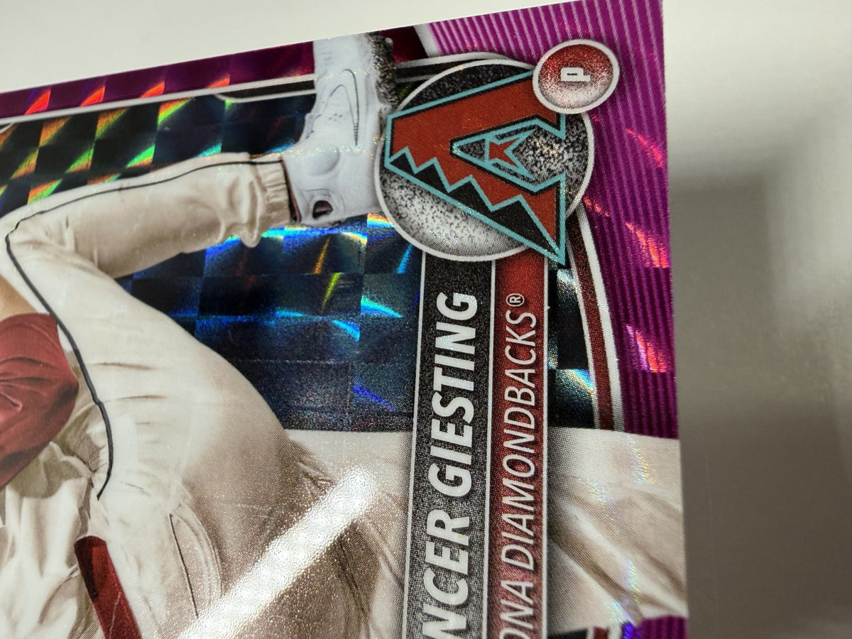 Spencer Giesting 2025 Bowman Chrome 1st Fuchsia Geometric Refractor /299