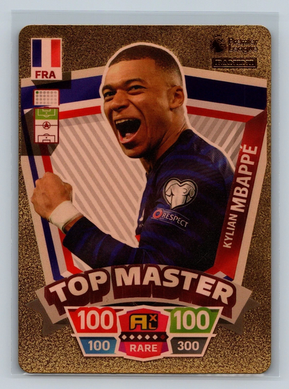 Kylian Mbappe 2022 Panini Adrenalyn XL FIFA World Cup Qatar Top Master Gold #6