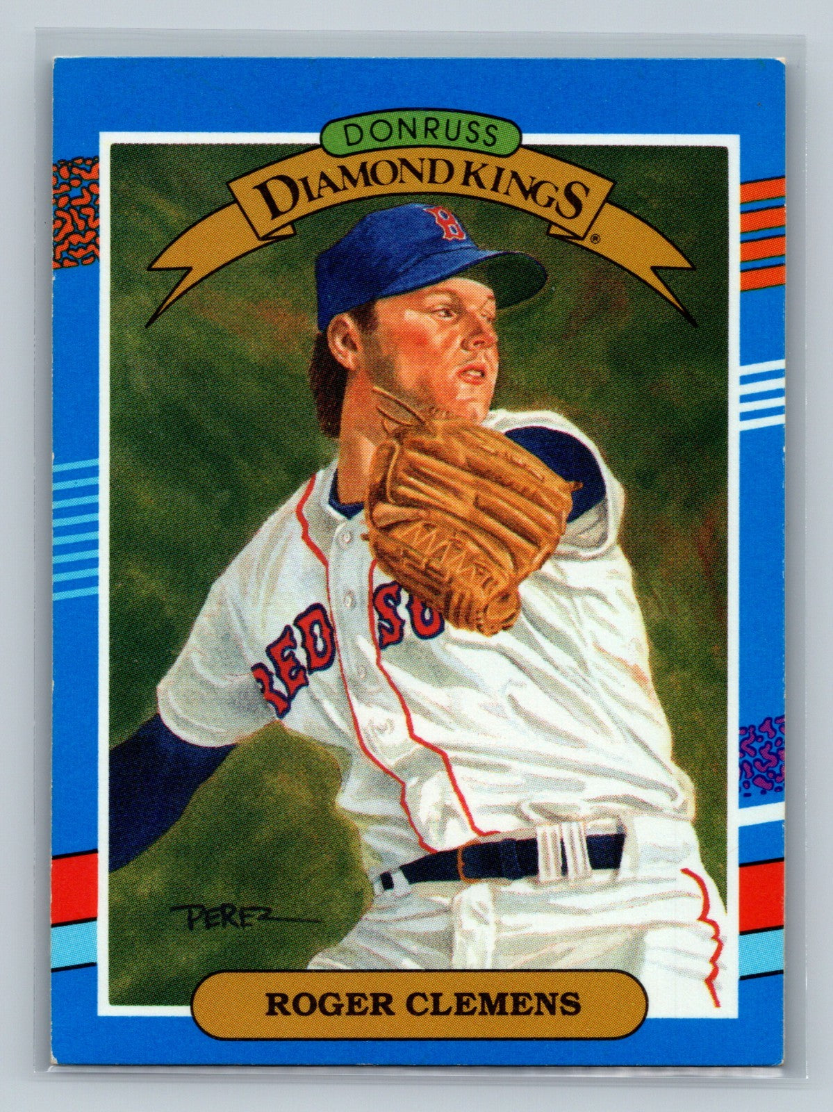 Roger Clemens 1990 Donruss Diamond Kings #9 Red Sox