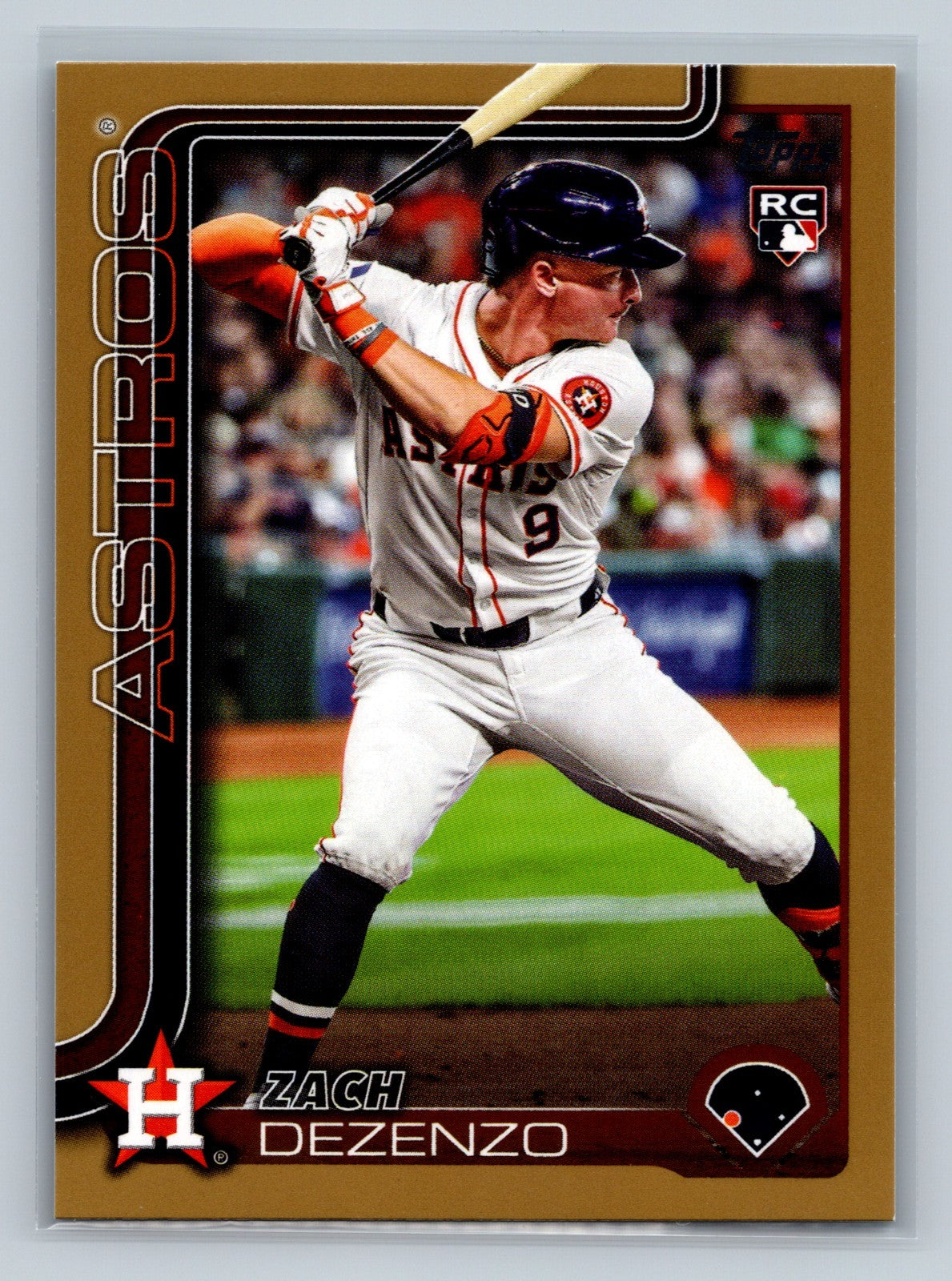 Zach Dezenzo 2025 Topps Series 1 Gold RC /2025 #89 Astros