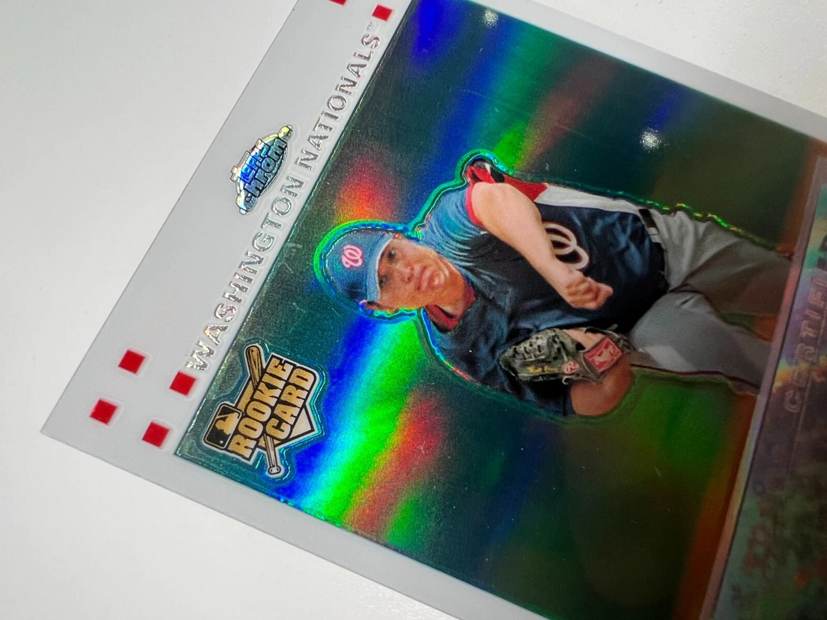 Matt Chico 2007 Topps Chrome White Refractor Auto /200 #338 Nationals