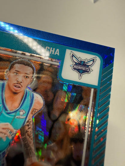 Nick Smith Jr. 2024-25 Panini Donruss Optic Blue Hyper /175 #167 Hornets
