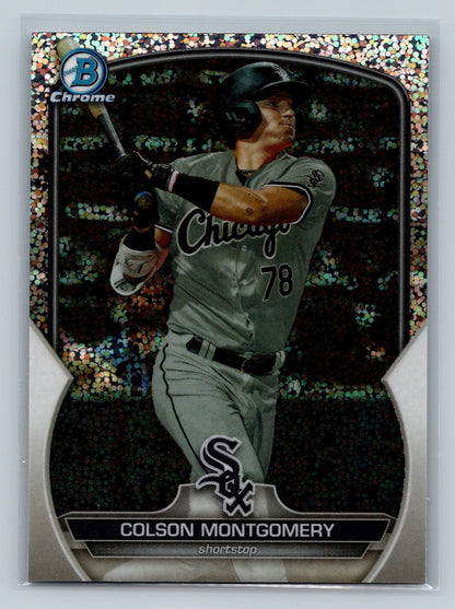 Colson Montgomery 2023 Bowman Draft Chrome Sparkle Refractor #BDC-191 White Sox
