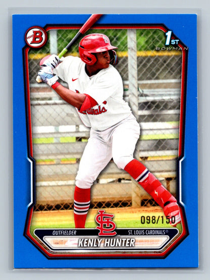 Kenly Hunter 2026 Bowman 1st Paper Blue /150 #BP-130 Cardinals