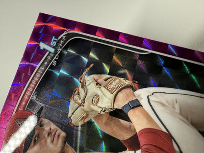 Spencer Giesting 2025 Bowman Chrome 1st Fuchsia Geometric Refractor /299