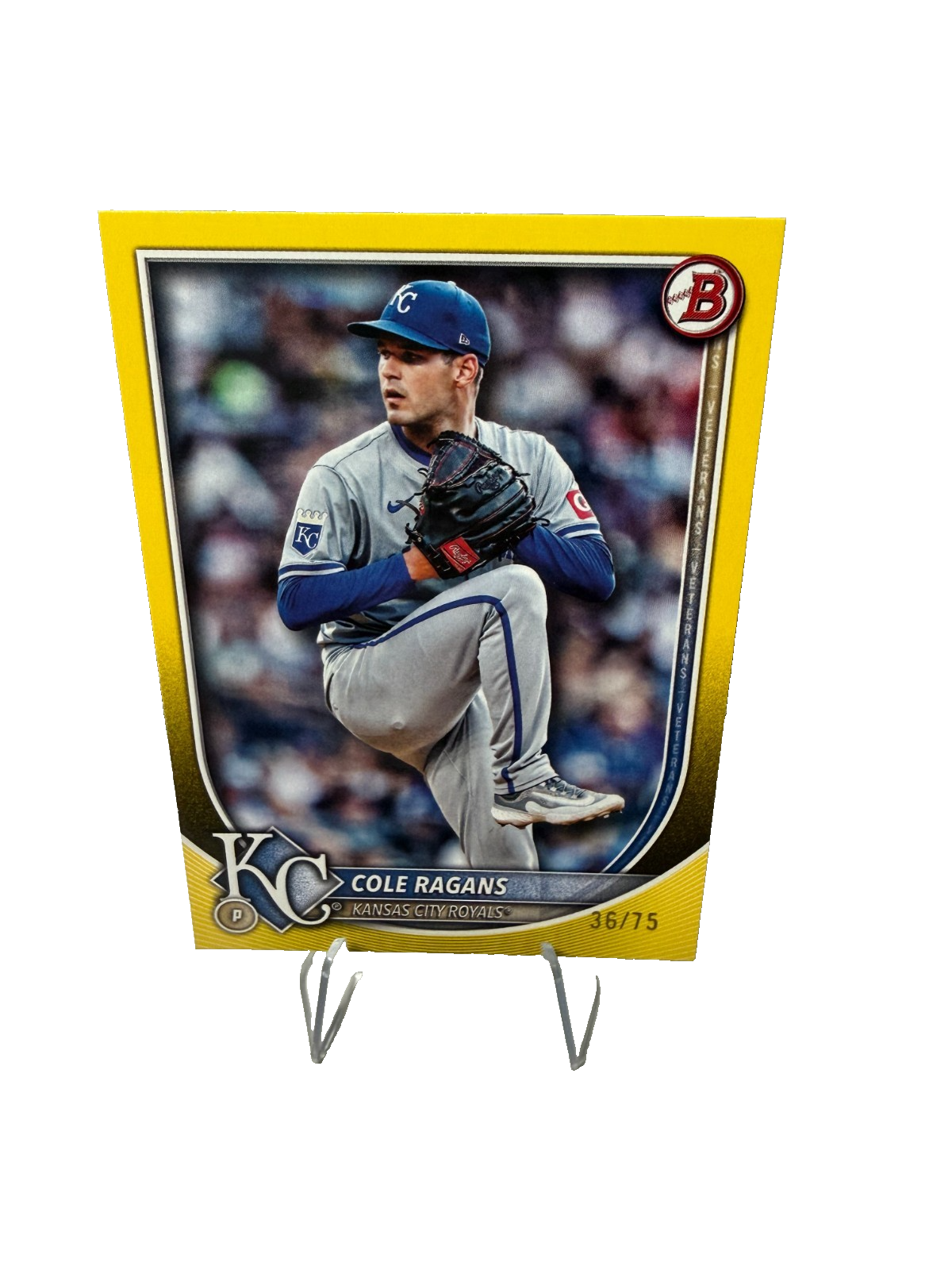 Cole Ragans 2025 Bowman Yellow /75 #40 Royals