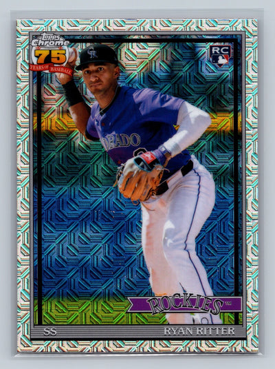 Ryan Ritter 2026 Topps Series 1 1991 Mojo RC #91C-86 Rockies