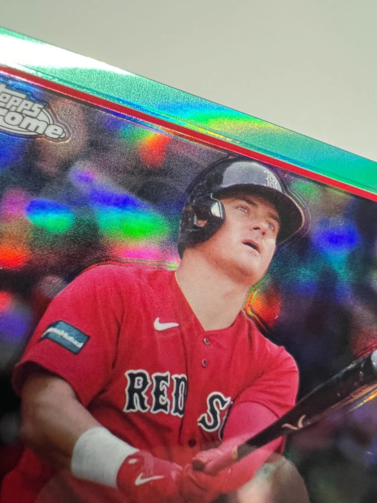 Reese McGuire 2023 Topps Chrome Update Aqua Refractor /199 #USC58 Red Sox