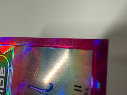 Patrick Mahomes II 2017 Leaf Metal Draft State Pride Pink Auto /15 #SP-PM1