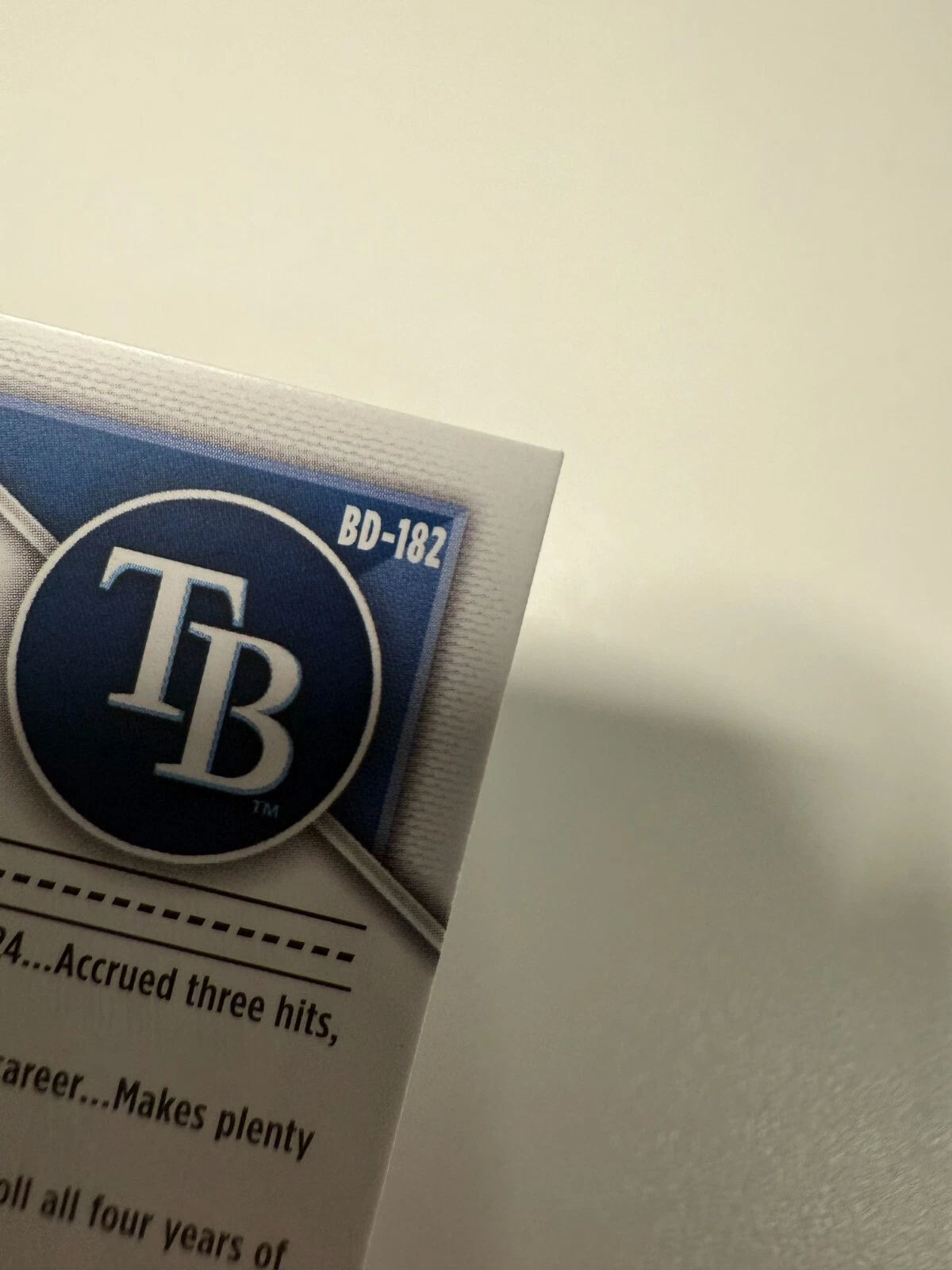 Brayden Taylor 2024 Bowman Draft Paper Sky Blue /499 #BD-182 Rays