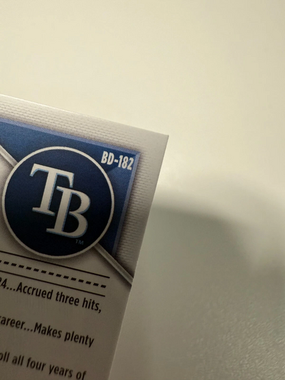 Brayden Taylor 2024 Bowman Draft Paper Sky Blue /499 #BD-182 Rays
