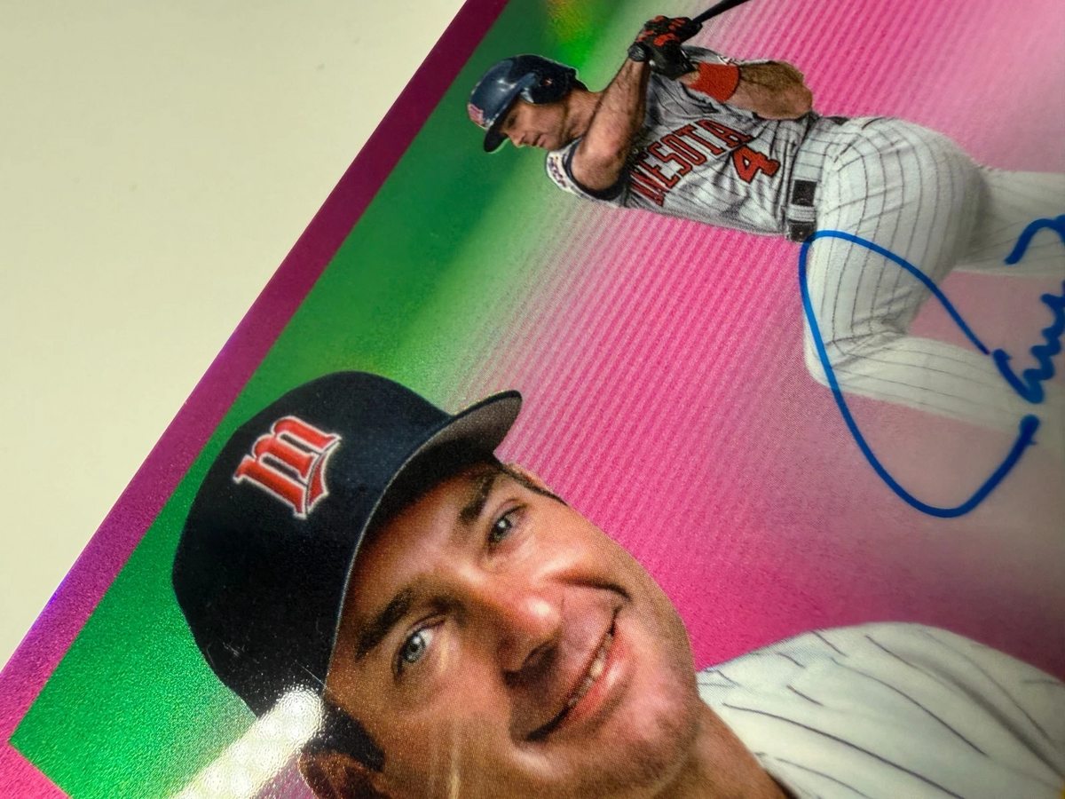 Paul Molitor 2023 Topps Chrome Platinum Anniversary Auto Pink Refractor Auto /15