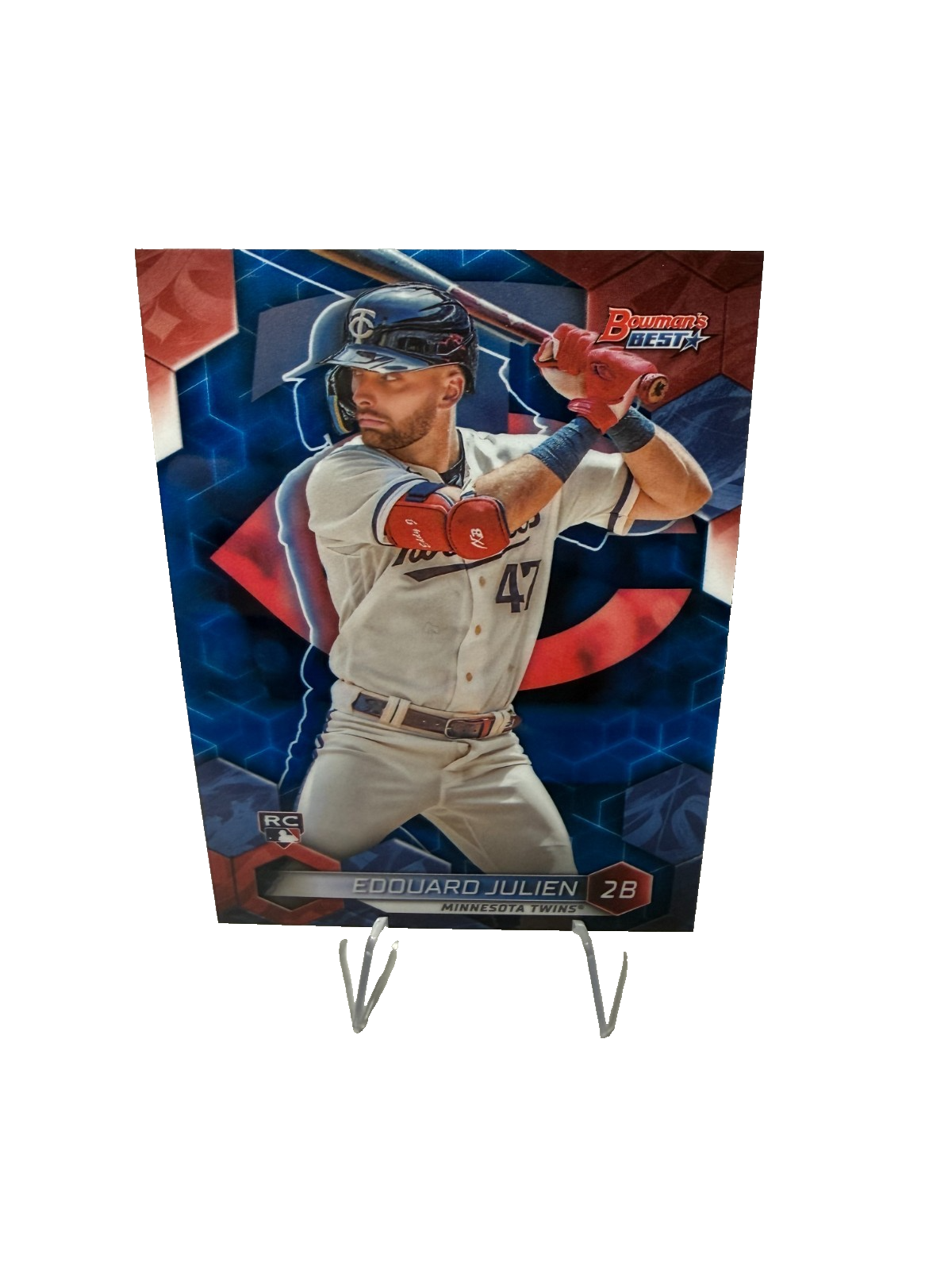 Edouard Julien 2023 Bowman's Best Blue Refractor RC /150 #36 Twins