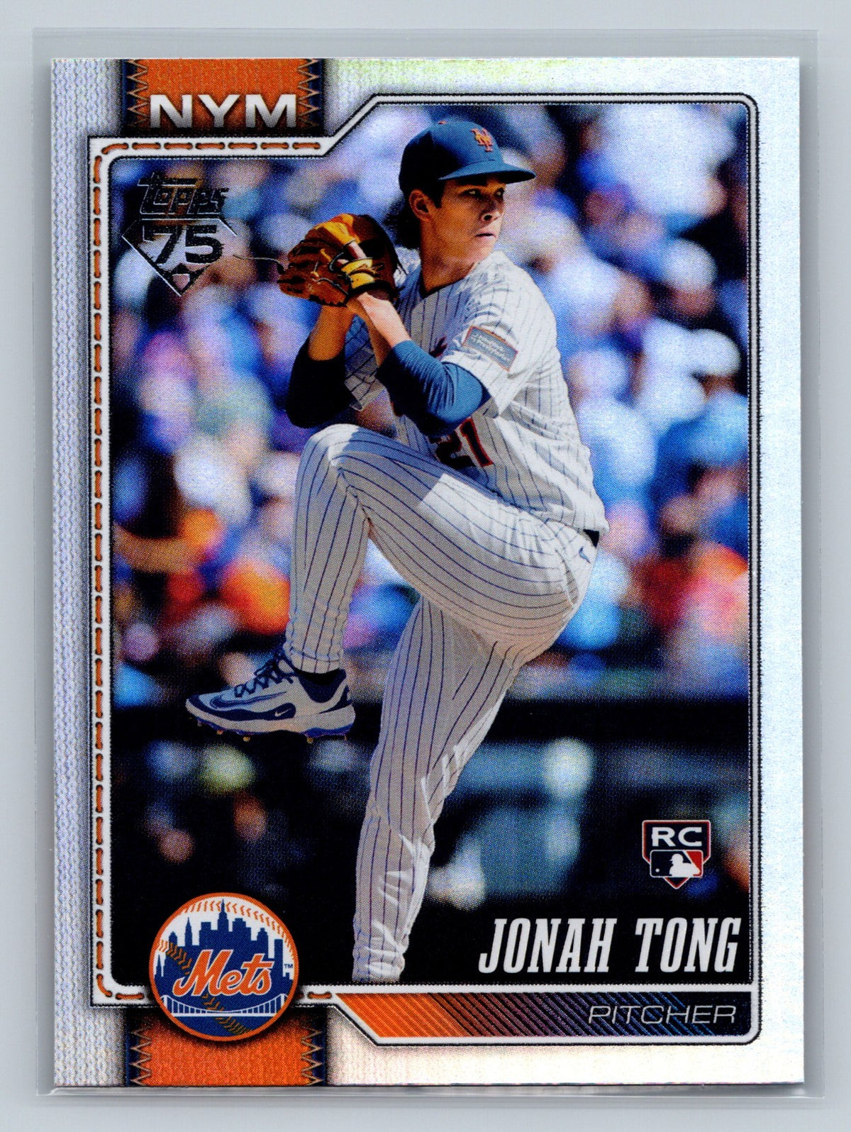 Jonah Tong 2026 Topps Series 1 RC #4 Mets
