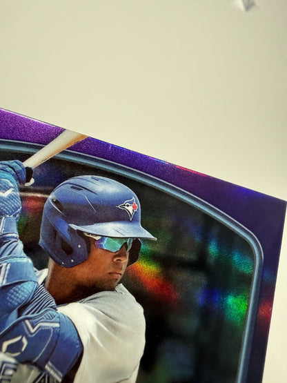 Enmanuel Bonilla 2023 Bowman Draft Chrome Purple Refractor /250 #BDC-195