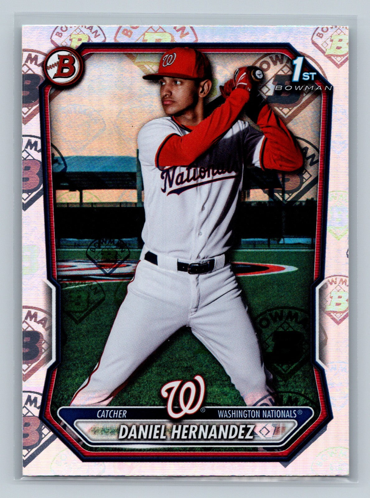 Daniel Hernandez 2026 Bowman 1st Paper Logo Foil #BP-97 Nationals