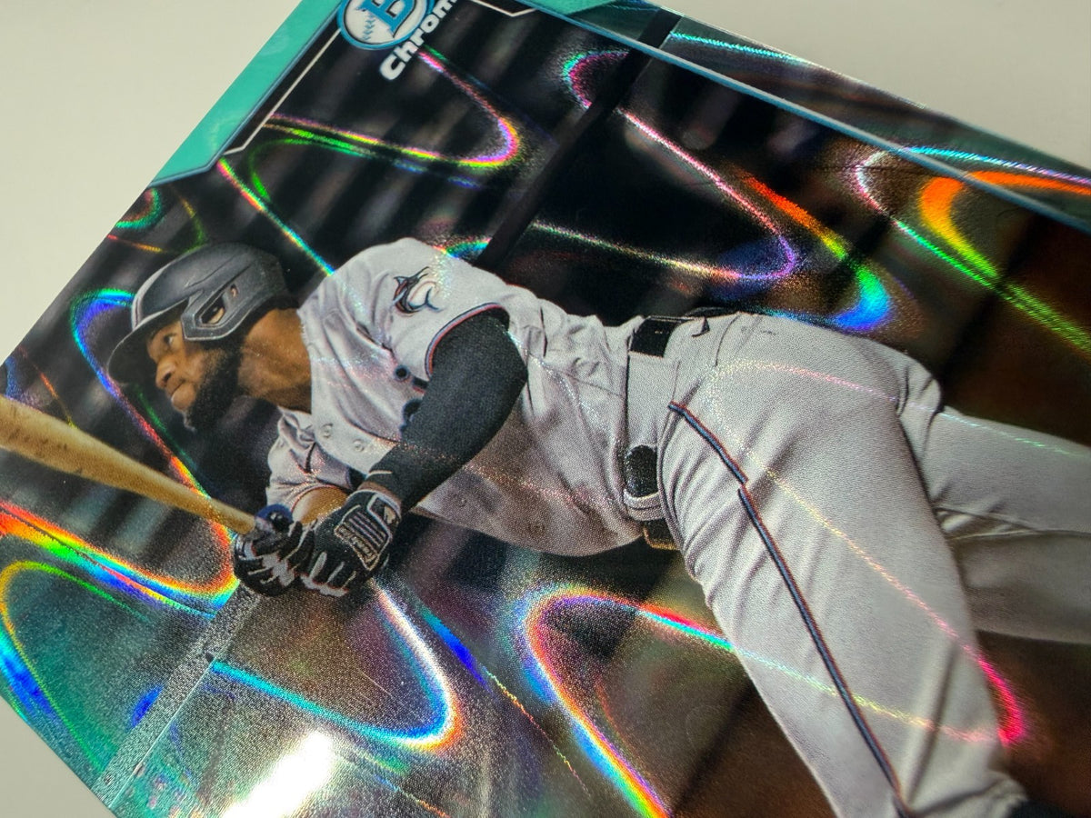 Bryan De La Cruz 2022 Bowman Chrome Aqua RayWave Refractor RC /199 #52 Marlins