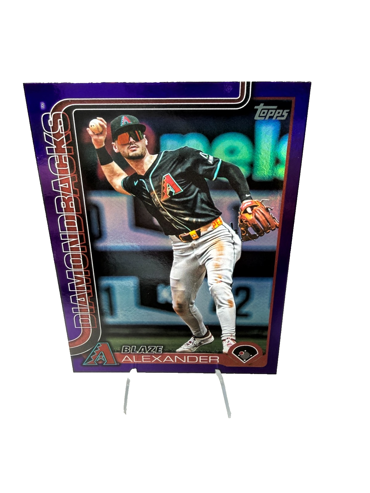 Blaze Alexander 2025 Topps Series 2 Purple Rainbow Foil /250 $499 Diamondbacks
