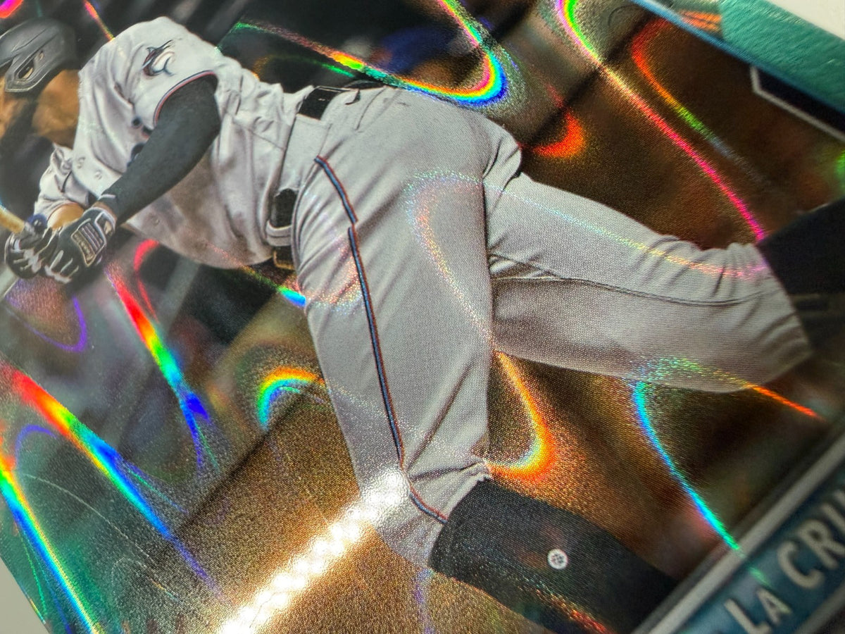 Bryan De La Cruz 2022 Bowman Chrome Aqua RayWave Refractor RC /199 #52 Marlins