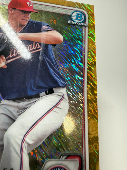 Jackson Rutledge 2020 Bowman Chrome Prospect Gold Shimmer Refractor /50 #BCP-239